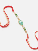 Blue charm Evil Eye Rakhi For Brothers