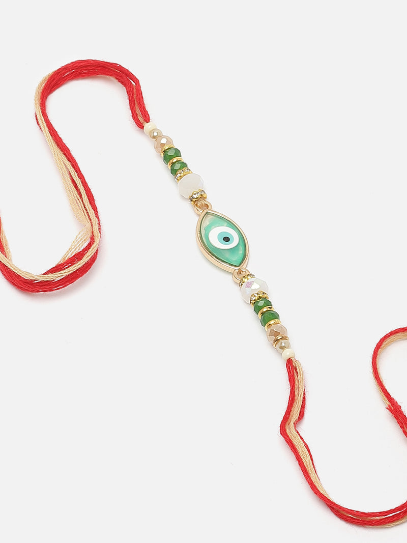 Blue charm Evil Eye Rakhi For Brothers