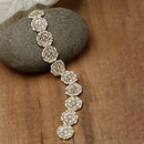 Gold-Plated Round Shaped White Kundan studded Matha Patti