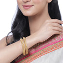 Gold Plated Brass Kada Bangle Set