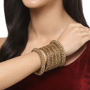 Gold-Plated Set Of 28 Bangles