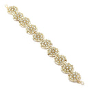Gold-Plated Round Shaped White Kundan studded Matha Patti