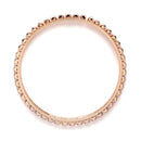 Set Of 2 Rose Gold-Plated White American Diamond studded Handcrafted Bangles