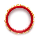 Set Of 2 Gold-Plated Champagne Pearls Handcrafted Non Allergic Bangles