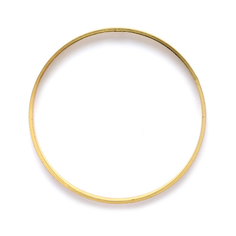 Set Of 4 Gold-Plated Flower Shaped Textured Handcarfted Classic Bangles