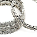 Set Of 4 Oxidised Silver-Plated Paisley Engraved Handcrafted Bangles