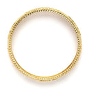 Set Of 4 Gold-Plated Classic Paisley Shaped Textured Handcrafted Bangles