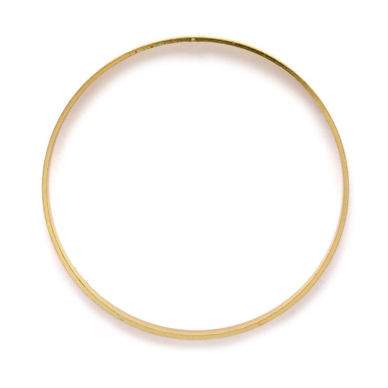 Set Of 4 Gold-Plated Floral Vine Textured Handcarfted Classic Bangles