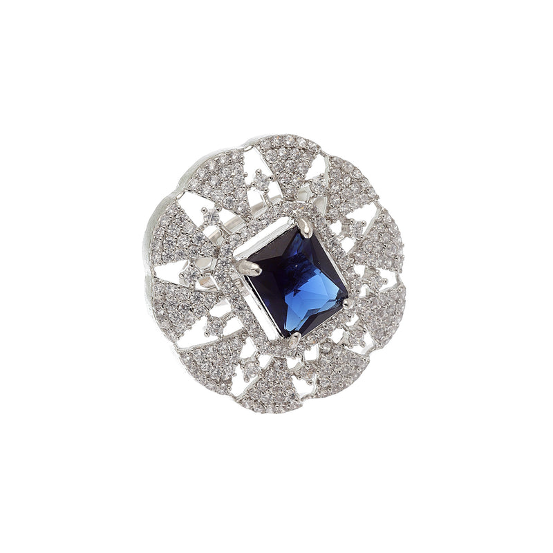 Kiara Advani Inspired Wedding Jewellery Set - NAVY BLUE