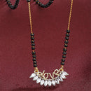 Heart Sharped Designer Gold Plated Mangalsutra Style  Pendant Jewellery For Women