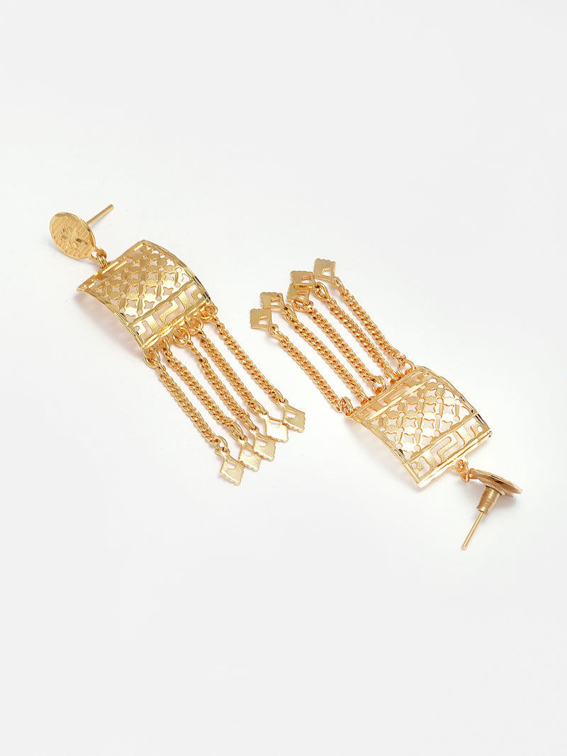 Gold-Plated Multi-Layered Jewellery Set