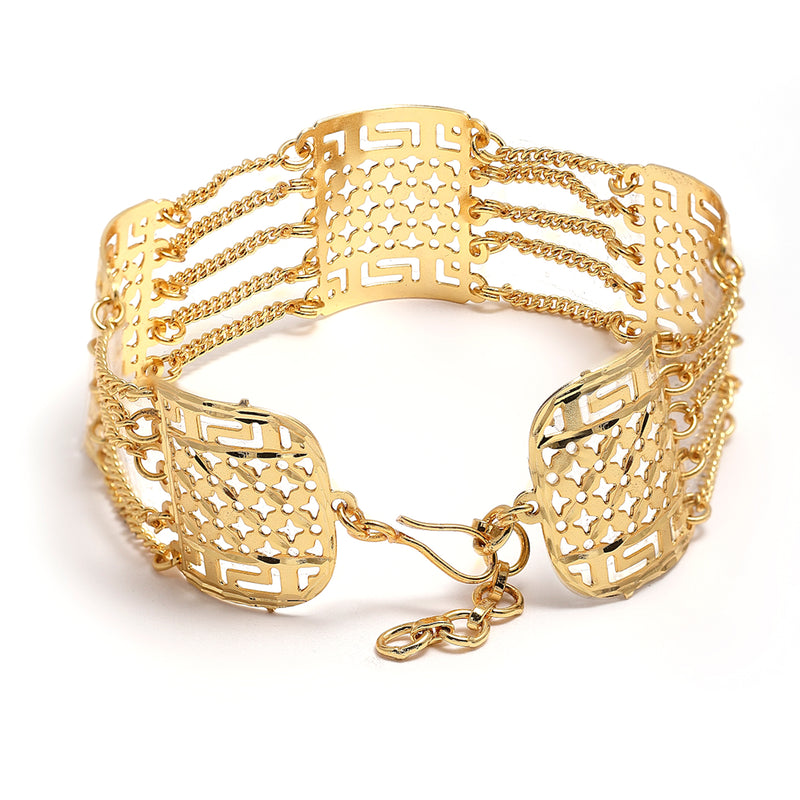 Gold-Plated Multi-Layered Jewellery Set