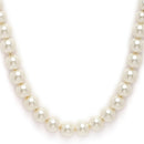 Gold-Plated White Pearls Studded Necklace