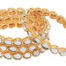 Gold-Plated White Kundan studded Bangles Jewellery Set (Set Of 4)