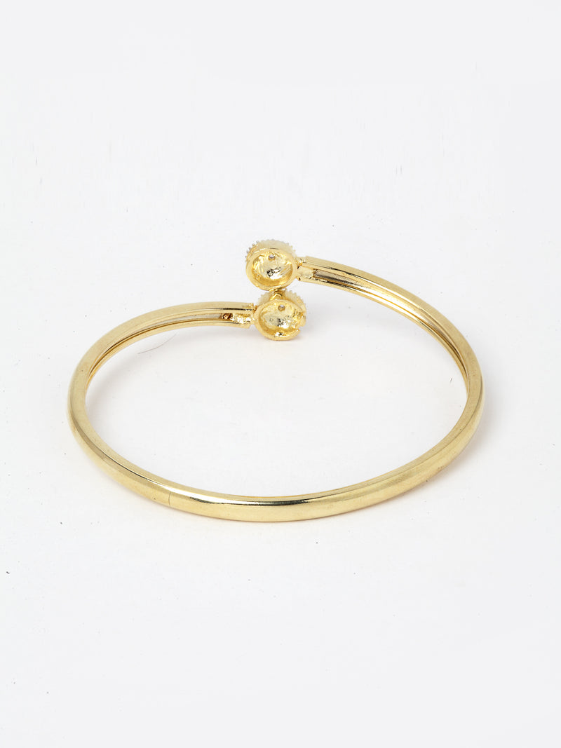 Gold-Plated American Diamond Studded Jewellery Set Combo