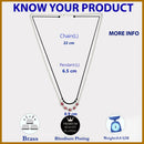 Rhodium Plated with Red American Diamond & Classy Tear Drop Shape Pendant Set