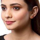 Style Jewellery Gold-Plated Multi-color Earring  5 In 1 Interchangeable