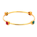 Ethnic & Exquisite Designer Gold Plated Jewellery Bangle for Women and Girls