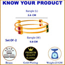 Ethnic & Exquisite Designer Gold Plated Jewellery Bangle for Women and Girls