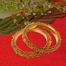 Antique Gold Plated Pearls Bangle Set for Women & Girls