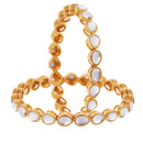 Bangle Gold Plated Faux Kundan Studded Designer Bangle Jewellery For Women