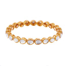 Bangle Gold Plated Faux Kundan Studded Designer Bangle Jewellery For Women