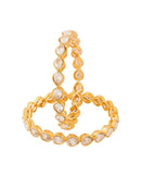 Bangle Gold Plated Faux Kundan Studded Designer Bangle Jewellery For Women