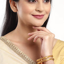 Gold Plated Contemporary Look Bangles For Women & Girls