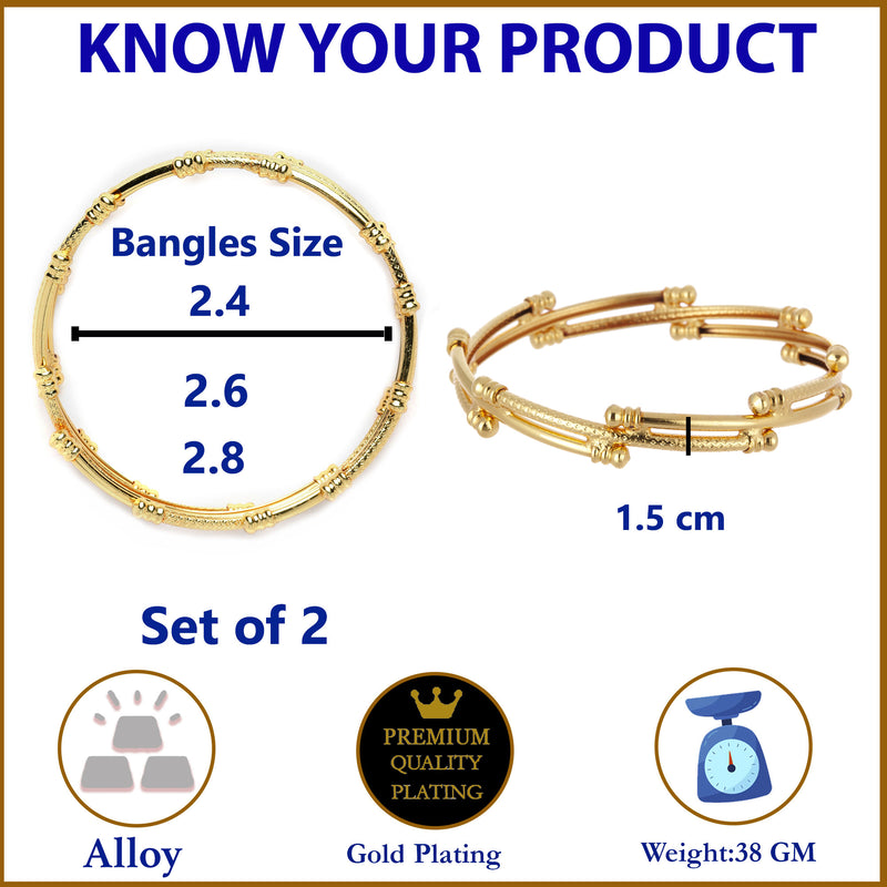 Traditional Ethnic 1 Gram Gold Plated Designer Bangle