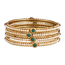 Pearls Bangle Jewellery Set of 4