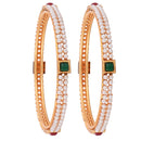Gold Plated Pearl Designer Bangles Jewellery for Women & Girls