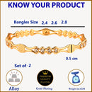 Bangle Gold Plated CZ Studded Queen Victoria Inspired Coin Kada Bangle Set Jewellery For Girl and Women
