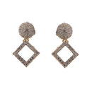 White & Gold-plated American Diamond Studded Jewellery Set Combo