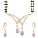 Combo Set American Diamond Mangalsutra  with Chain for Women