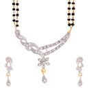 Combo Set American Diamond Mangalsutra  with Chain for Women