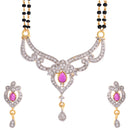 Combo American Diamond Mangalsutra  Pendant with Chain for Women