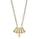 Gold Plated Classic Kundan Style Tradition  Magalsutra With Earrings  for Women