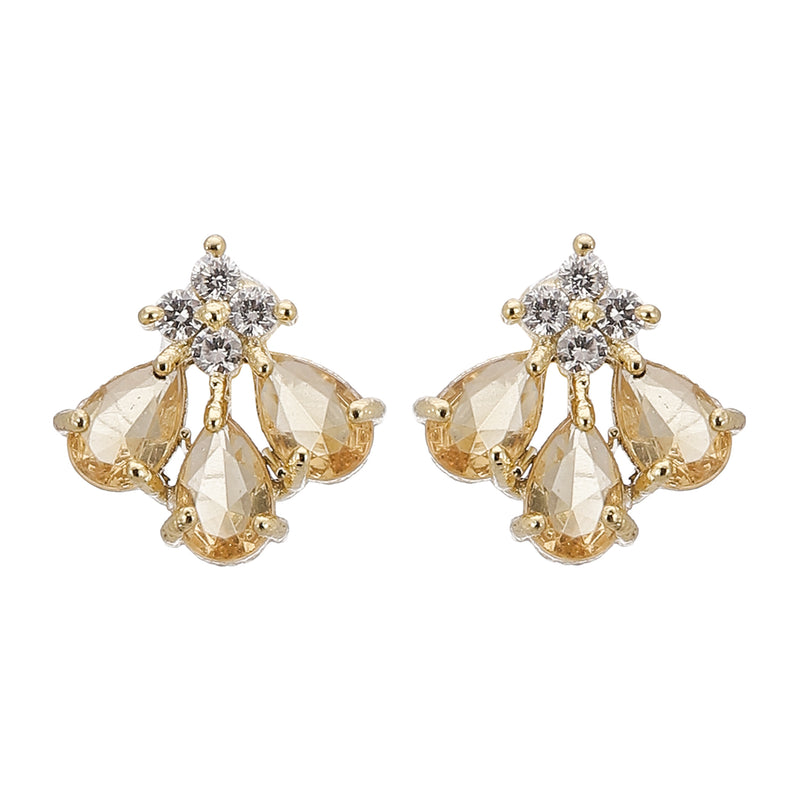 American Diamond Designer Gold Plated Mangalsutra Set For Women