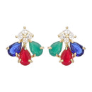 American Diamond Designer Gold Plated Mangalsutra Set For Women