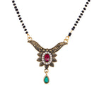 Gold Plated Mangalsutra Pendant with Chain for Women