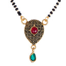 Gold Plated Mangalsutra Pendant with Chain for Women