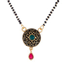 Gold Plated Mangalsutra Pendant with Chain for Women