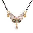 Gold Plated Mangalsutra Pendant with Chain for Women