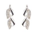 Oxidised Silver-Plated Cubic Zirconia Studded Jewellery Set