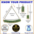 Green & White Kundan Studded Flower Shaped Gold-Plated Choker Necklace With Earrings & Maang Tika