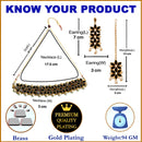 Black & White Stone Studded & Beaded Flower Shaped Gold-Plated Choker Necklace With Earrings & Maang Tika