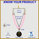 Pink Pearl & Kundan Studded Jewellery Set