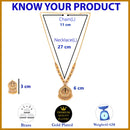 Gold Plated with Royal Peacock Design Jewellery Set