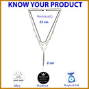 Oxidized Pearl 2 Layered Necklace Set