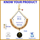 Gold Plated  Motif Design Jewellery Set